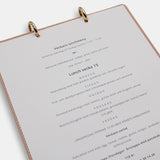 MENU BOARDS | GENIUNE LEATHER | ANNAPURNA S-00579-31S