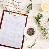 MENU BOARDS | FAUX LEATHER | ARARAT S-00579-20S