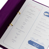 MENU COVERS  | FABRIC | BOURGET S-00579-01B