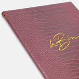 MENU COVERS | FAUX LEATHER | CROCODILE S-00579-21B