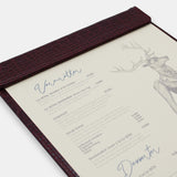 MENU BOARDS | FAUX LEATHER | CROCODILE S-00579-21S