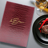 MENU COVERS | FAUX LEATHER | CROCODILE S-00579-21B