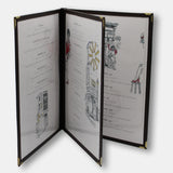 MENU COVER | FAUX LEATHER | JURBY S-00579-40B