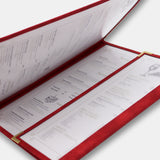 MENU COVER | FAUX LEATHER | JURBY S-00579-40B