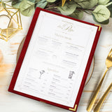 MENU COVER | FAUX LEATHER | JURBY S-00579-40B