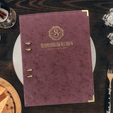 MENU COVERS| FAUX NUBUCK | HIMALAYAS S-00579-26B