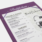 MENU BOARDS | FAUX LEATHER | KILIMANJARO S-00579-25S