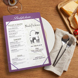 MENU BOARDS | FAUX LEATHER | KILIMANJARO S-00579-25S