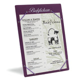 MENU BOARDS | FAUX LEATHER | KILIMANJARO S-00579-25S